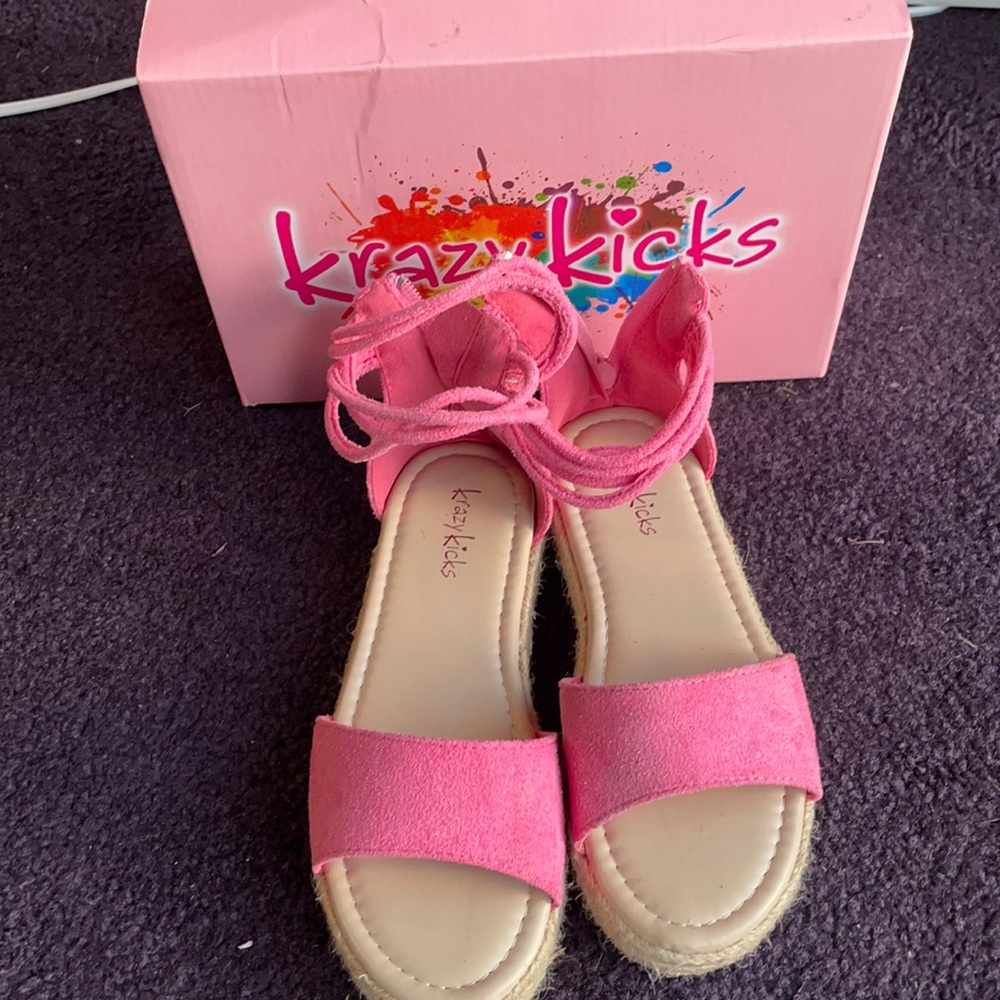 Pink Paislee-Y Sandals